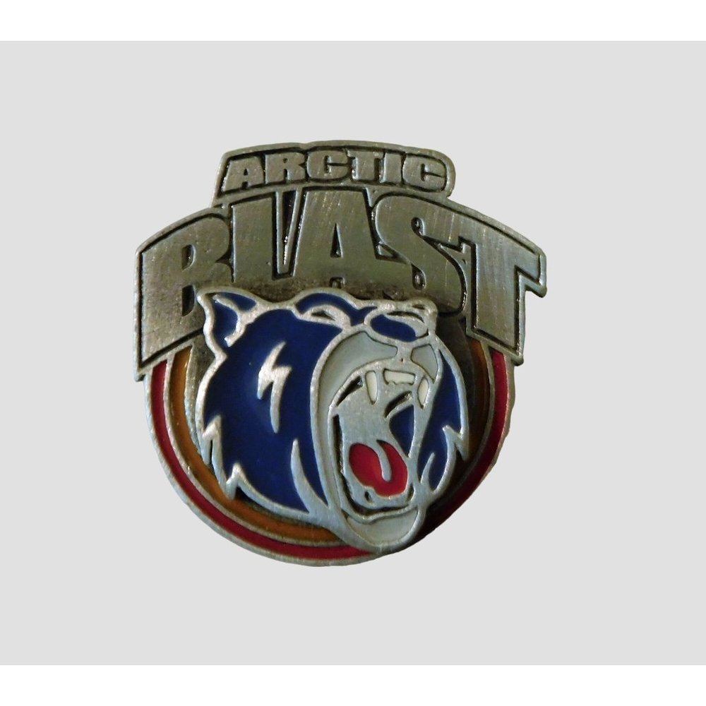 Arctic Blast 3D Pin GCI Tie Tac Lapel Hat Silver Tone 1.25 in